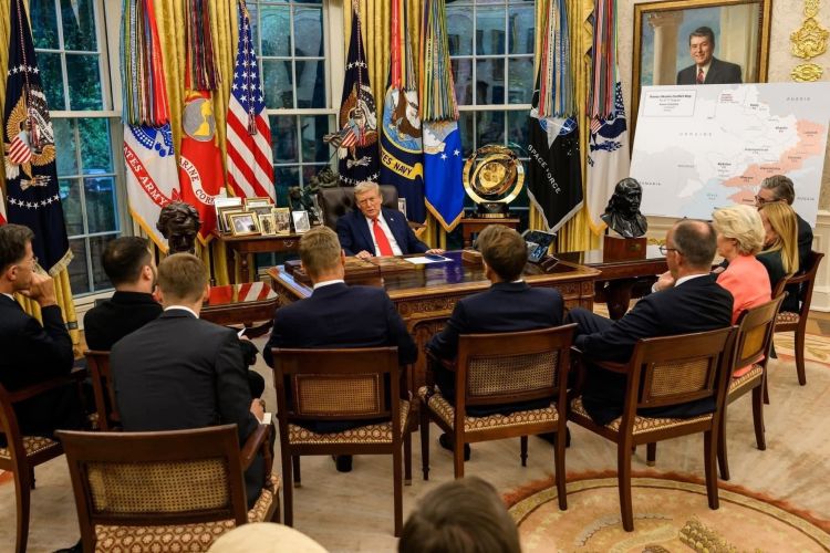 President Trump Meets European Leaders